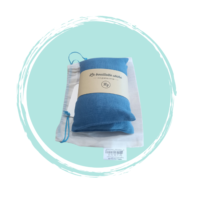 La bouillotte sèche 100% lin  (format standard)