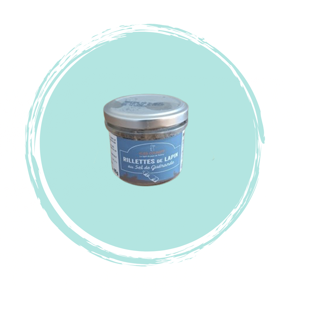 Rillette de lapin au sel de Guérande