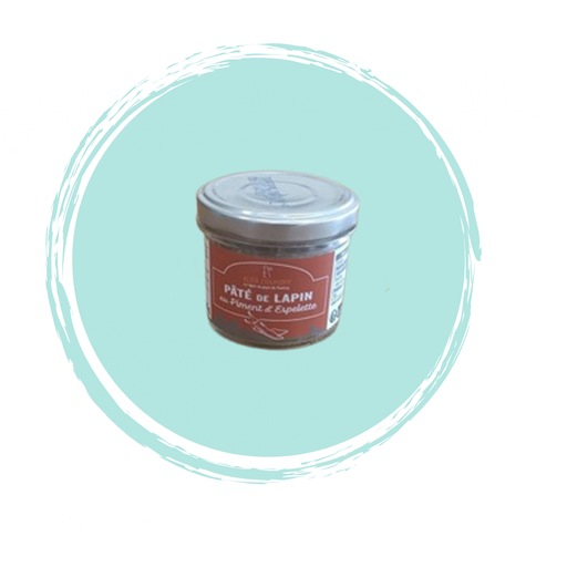 Pâté de lapin au piment d'Espelette 